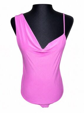 21 Saints Hot Pink Bodysuit | Stretch Lined Bust | XL
